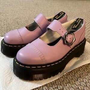 Lavender Doc Marten Mary Jane Shoes